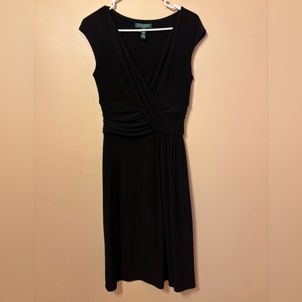 Lauren Ralph Lauren Black Midi elegant Dress